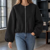 Alma-Elise Balloon Sleeve Jacket