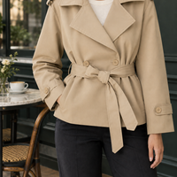 Geraldine-Faye Belted Trench Jacket