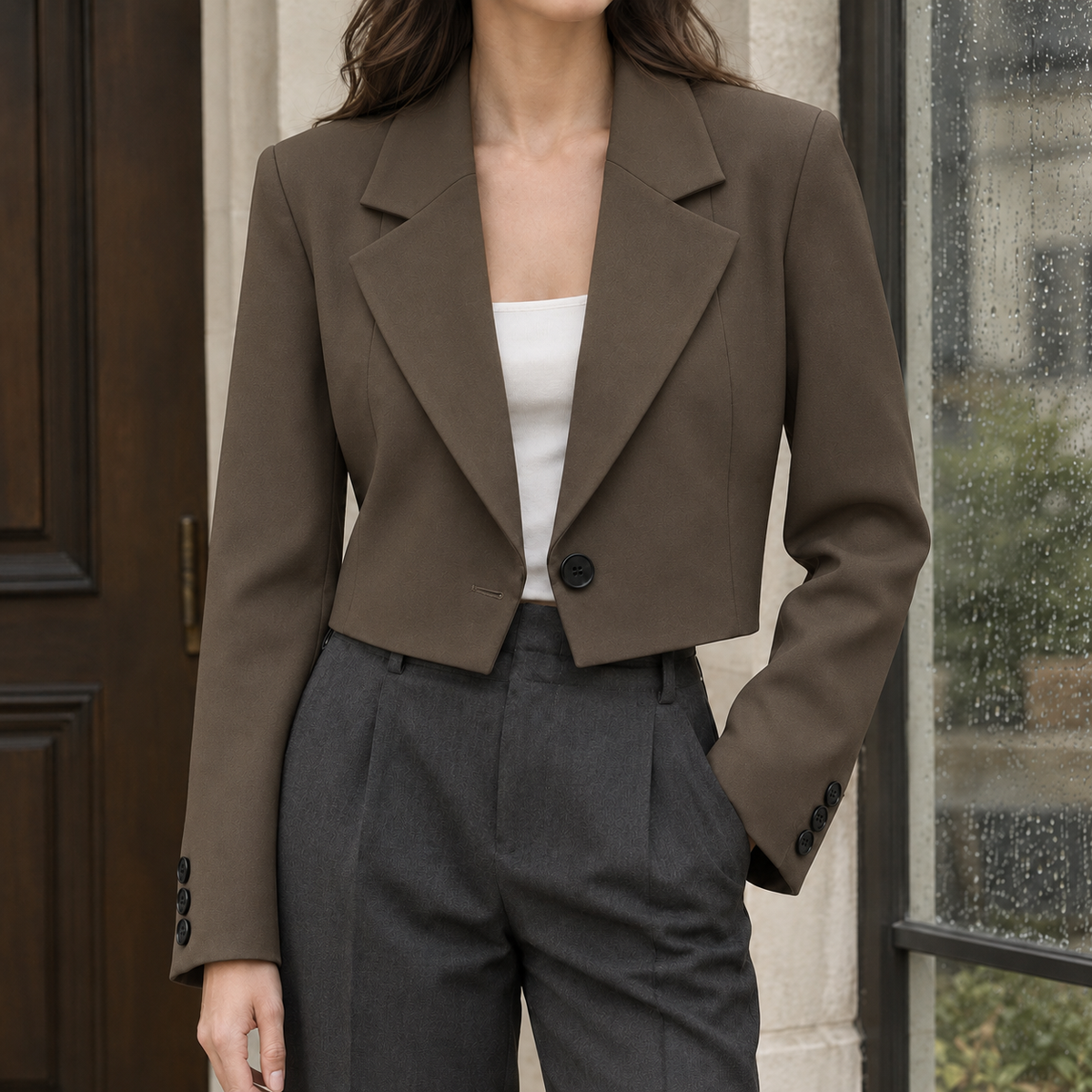 Soledad-Eve Cropped Blazer