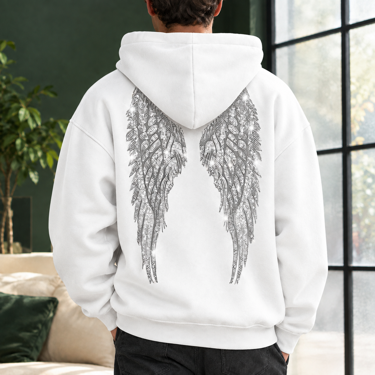 Mathias-Wade Rhinestone Hoodie