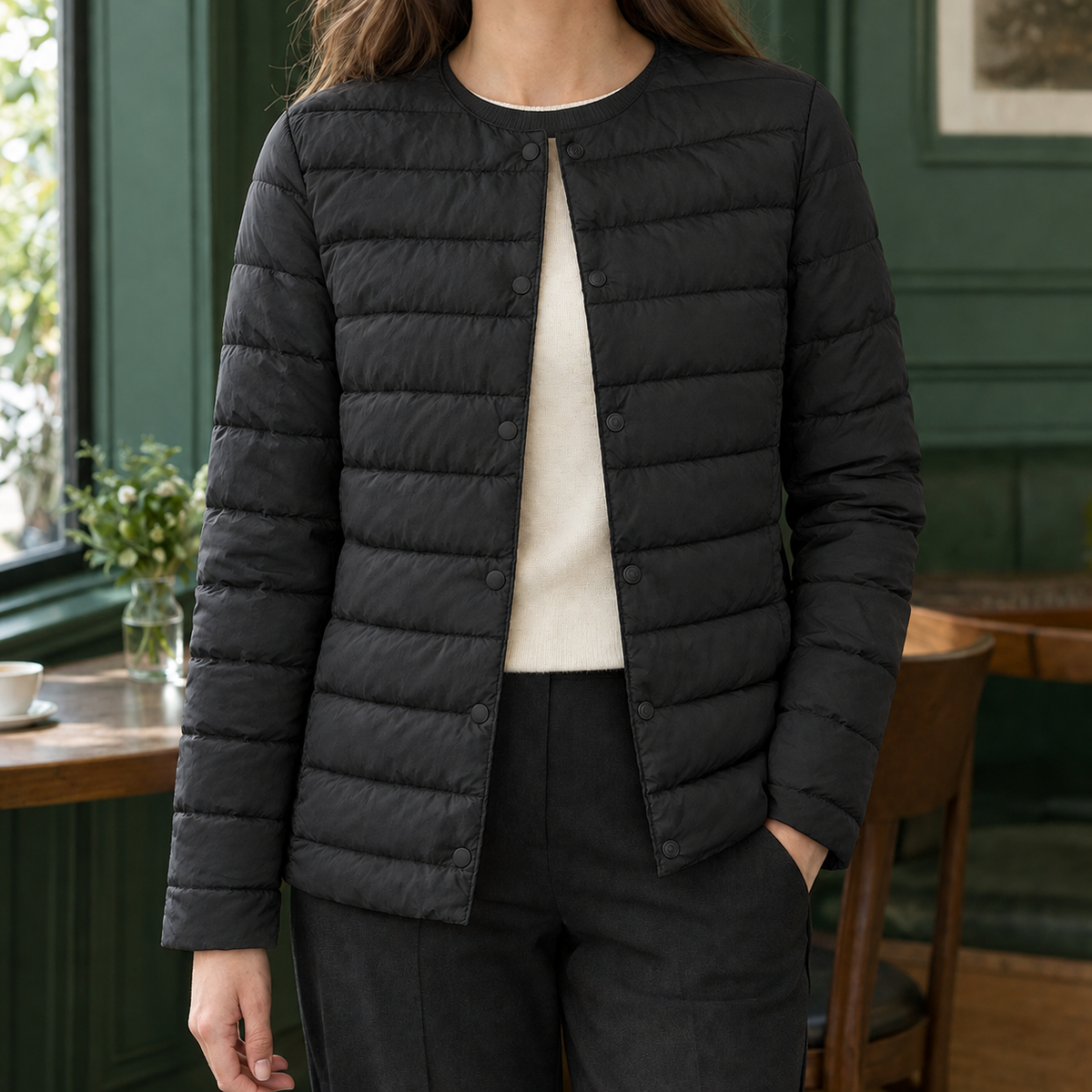 Hyacinth-Elise Quilted Jacket