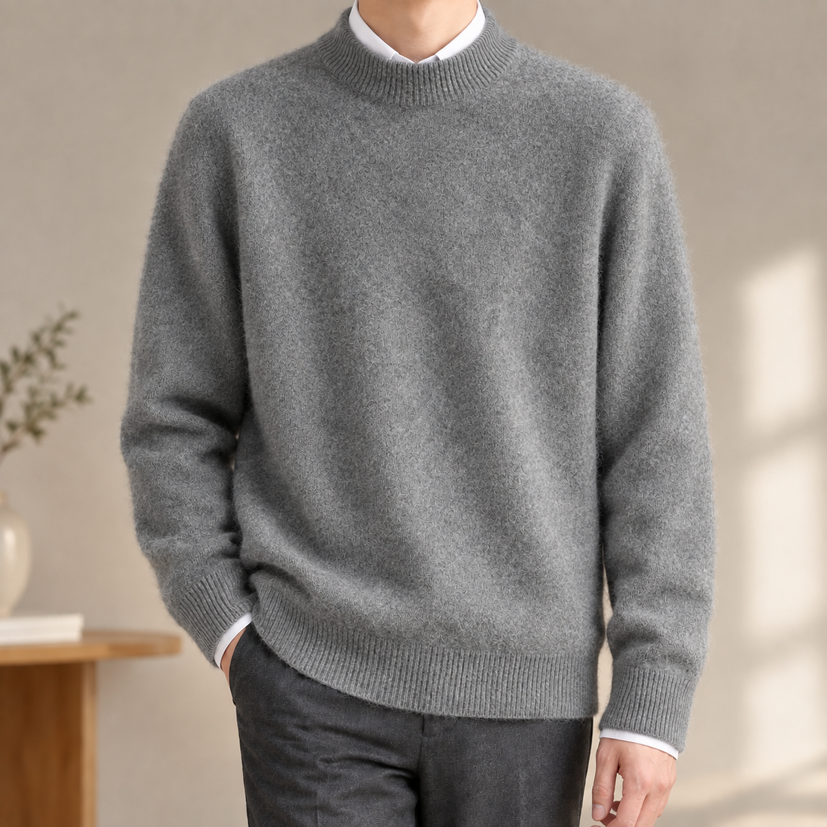 Mateo-Reid Mock Neck Sweater