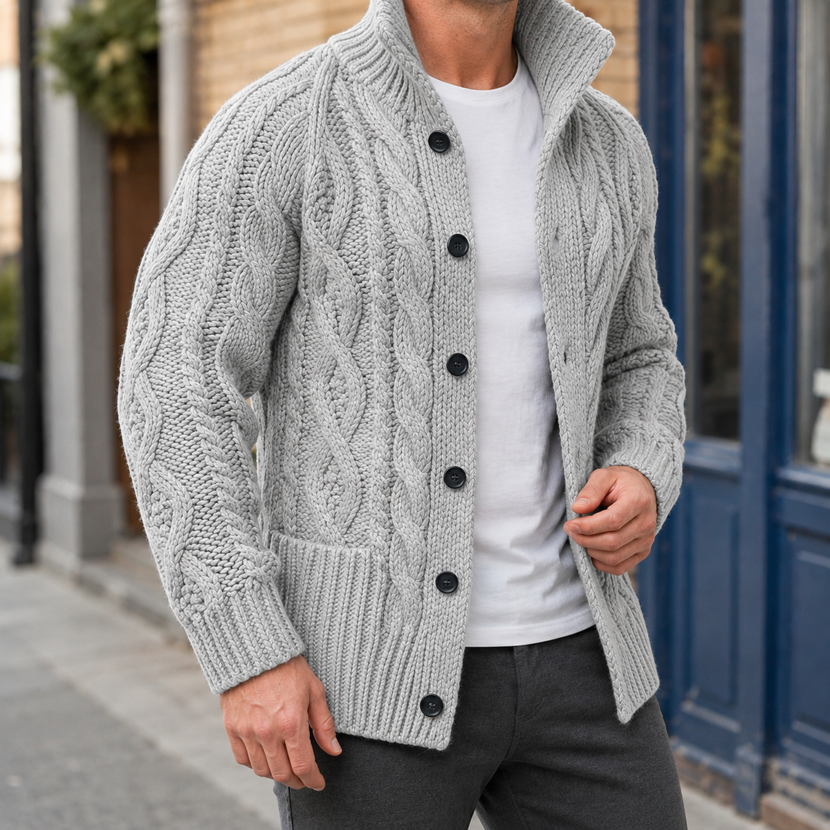 Dean Cable Knit Sweater