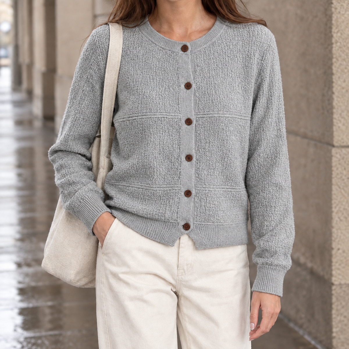 Ninon-Hope Textured Cardigan