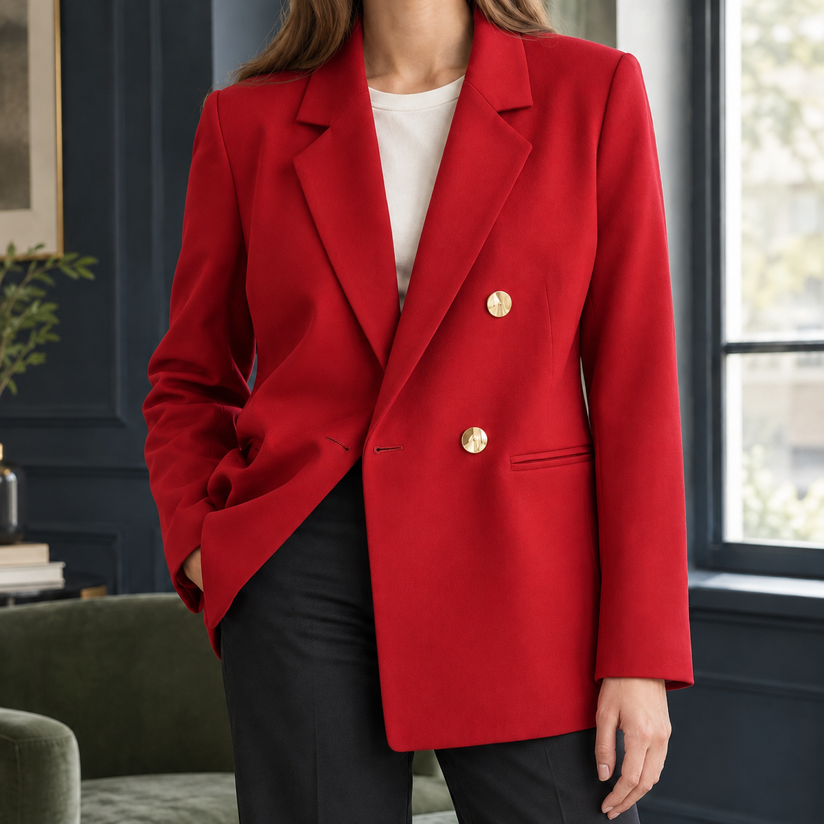 Cleo-Claire Double Breasted Blazer