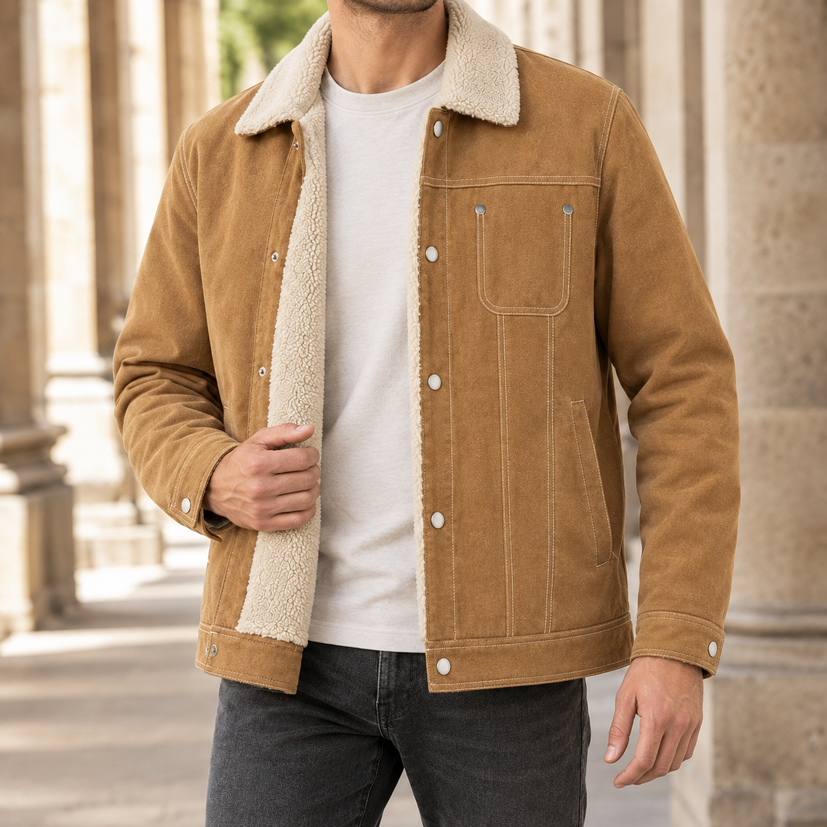 Ernest-Wren Fleece-Lined Jacket