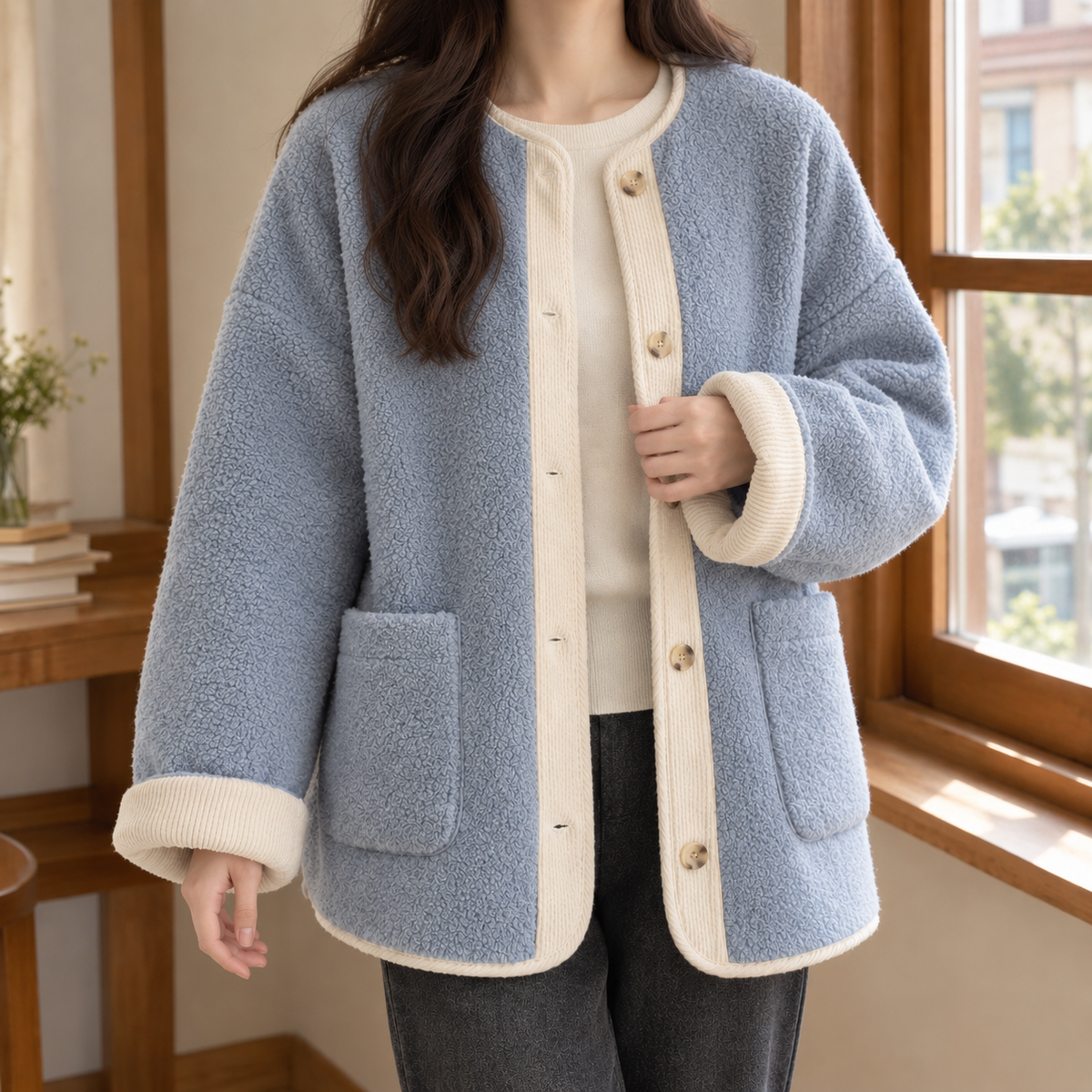 Ludovica Contrast Jacket