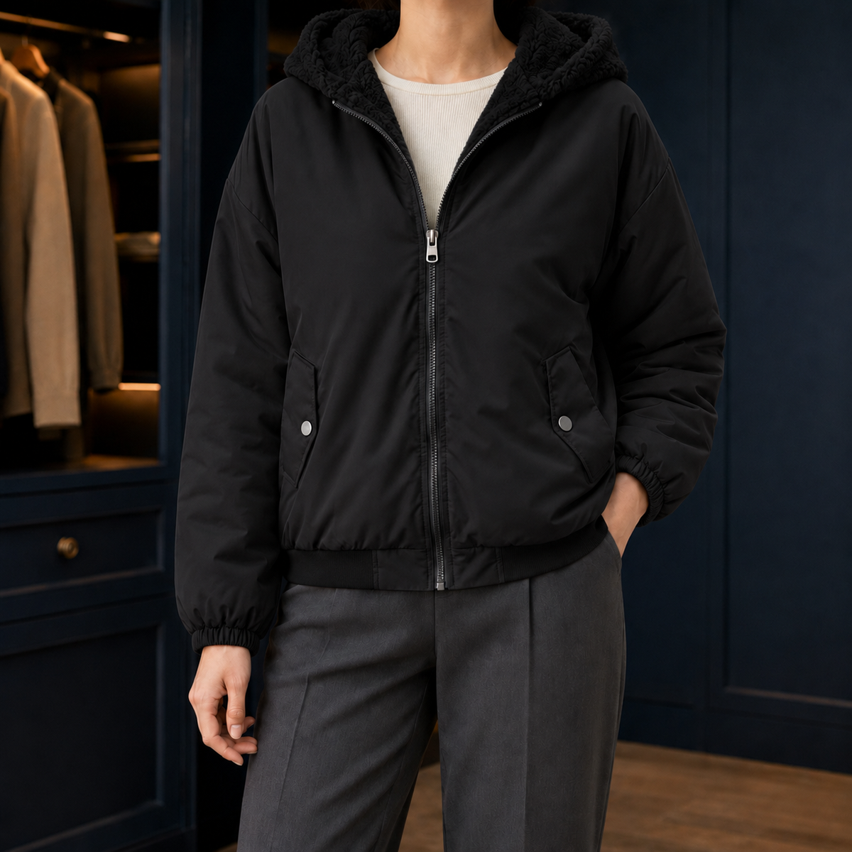 Matilda-Eve Fleece-Lined Jacket