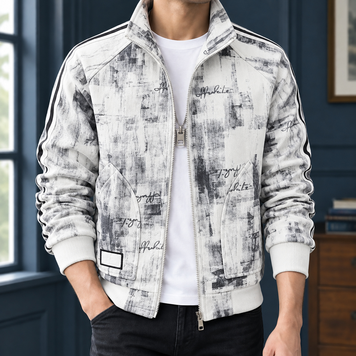 Gareth Printed Jacket