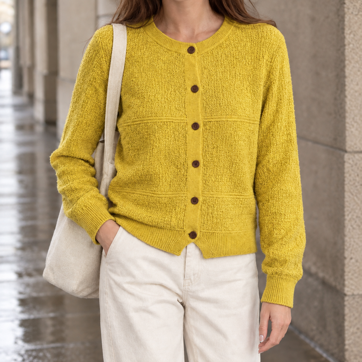 Ninon-Hope Textured Cardigan