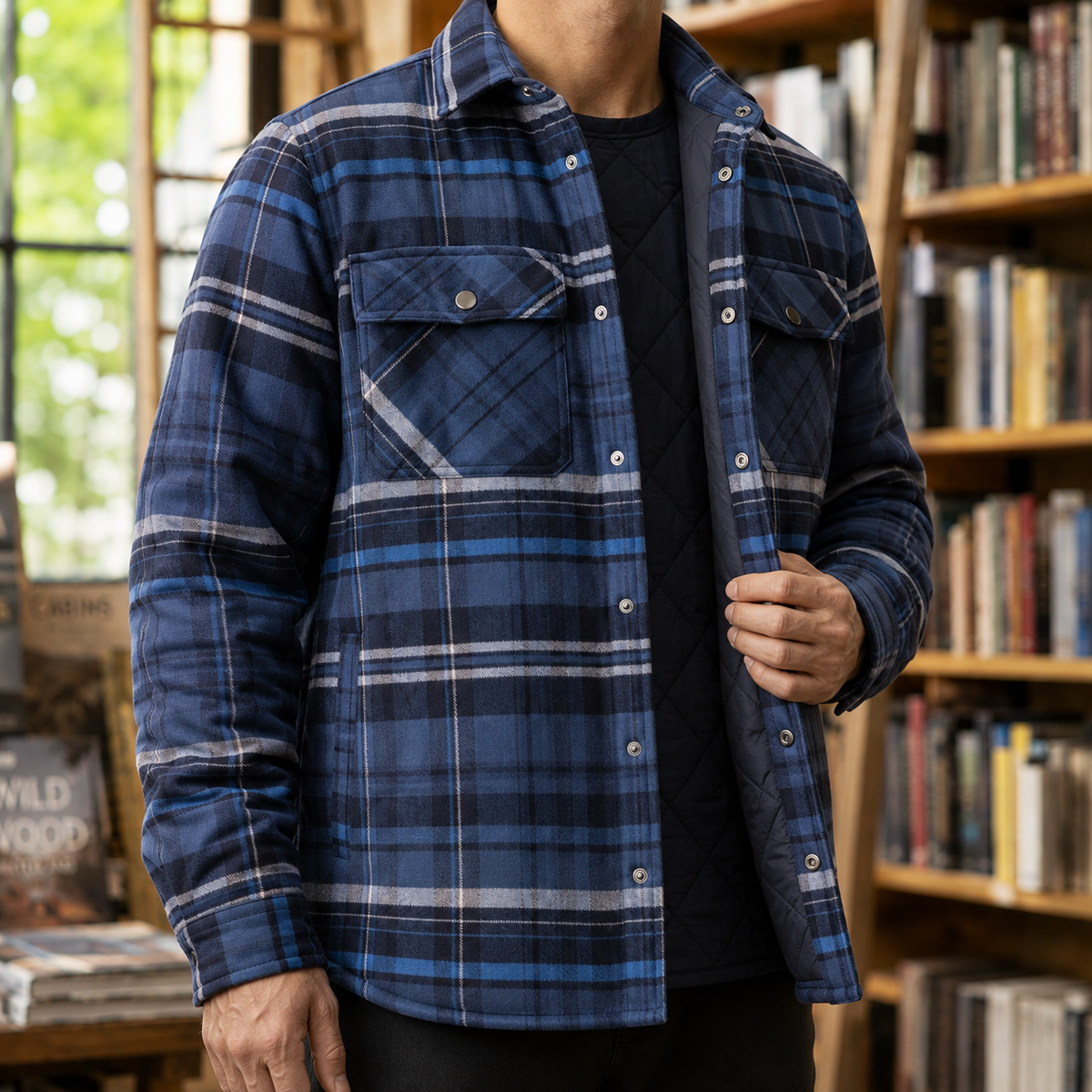 Xavier Quilted Overshirt