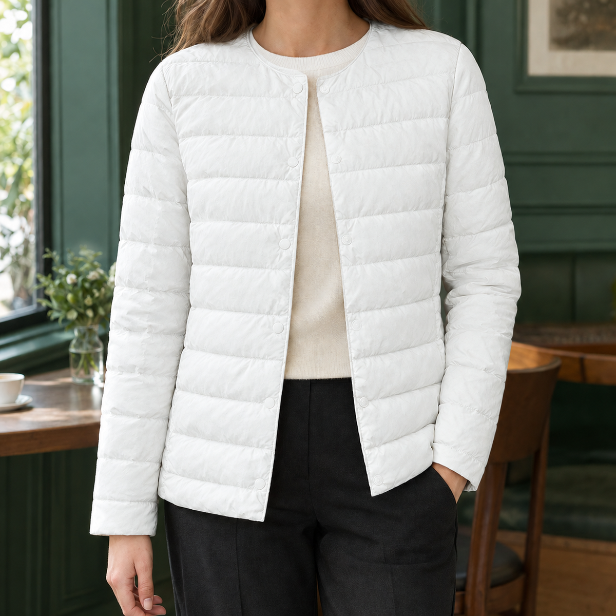 Hyacinth-Elise Quilted Jacket
