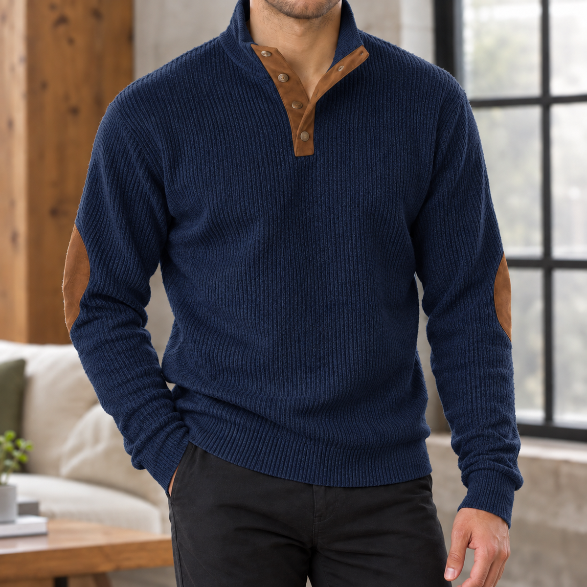 Elias-Ellis Ribbed Sweater