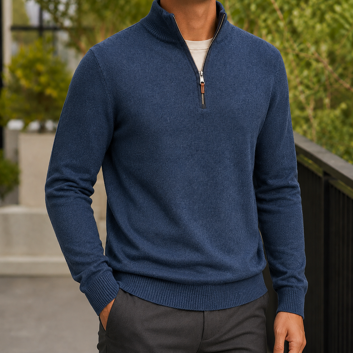 Ignatius Quarter Zip Sweater