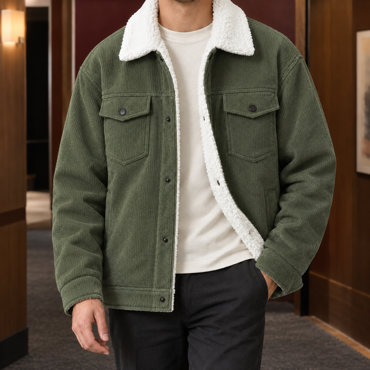 Mortimer-Miles Cashmere-Feel Jacket
