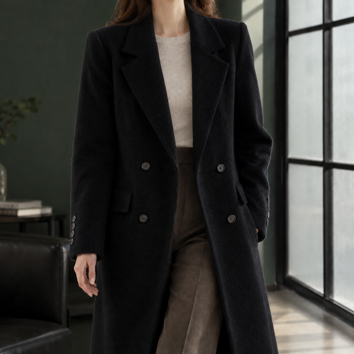 Leah-Grace Wool Coat