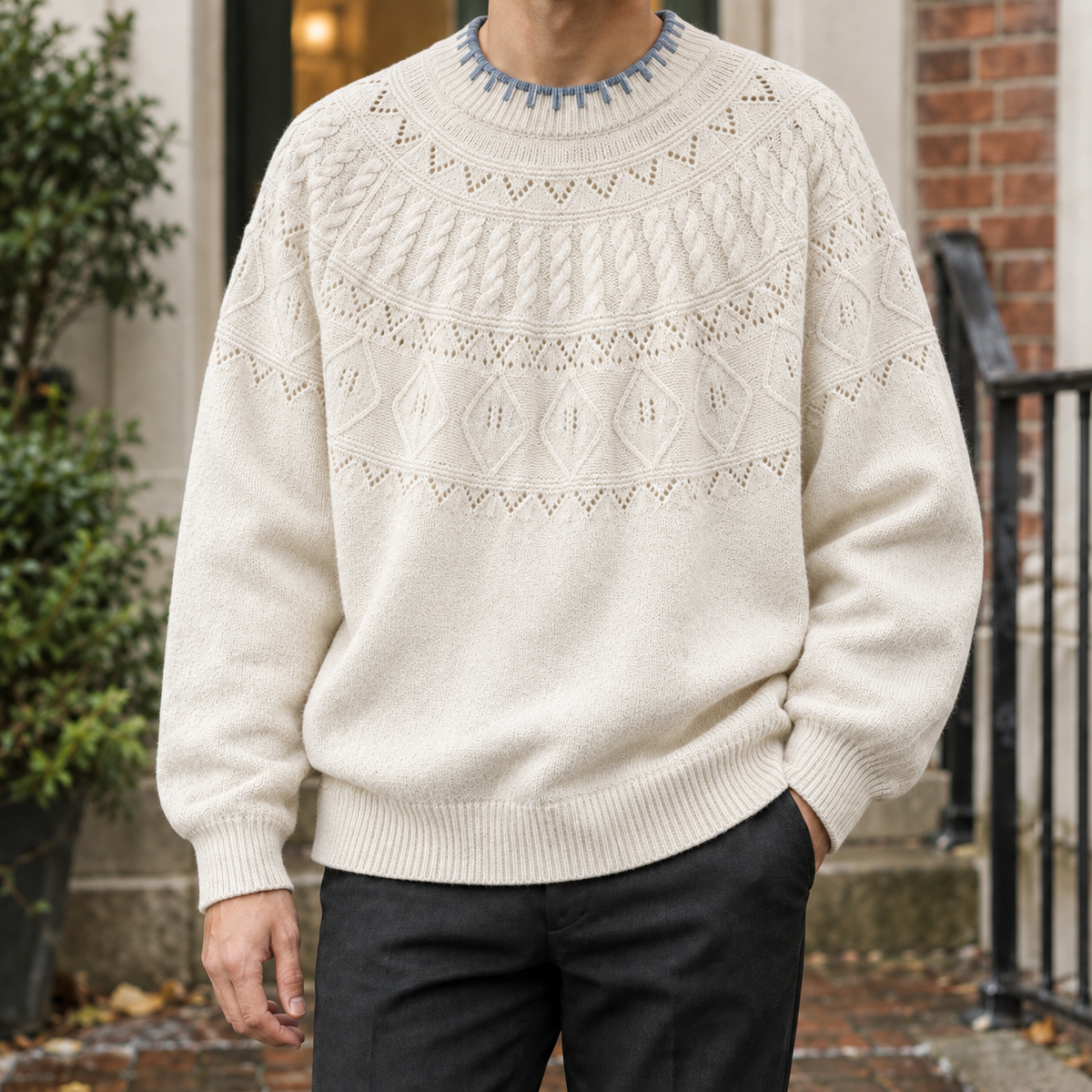 Ellis-Dean Cable Knit Sweater