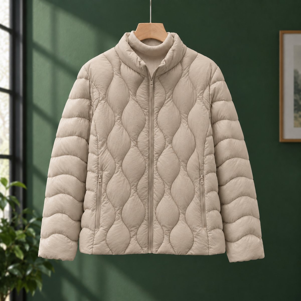 Melisande-Jade Quilted Jacket