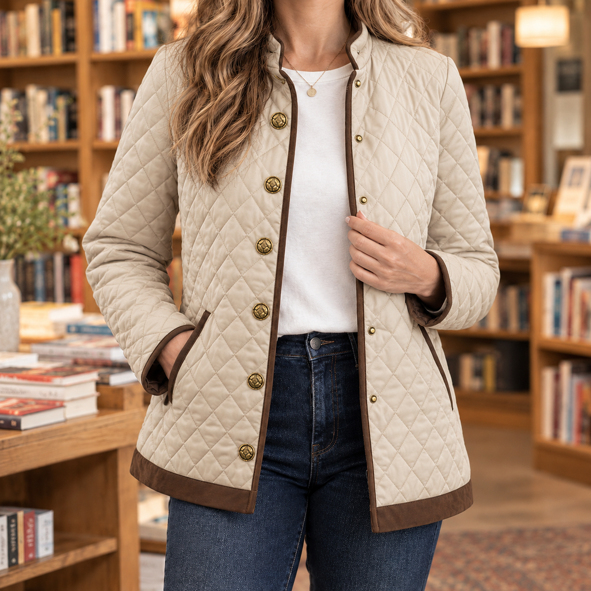 Lavinia-Rose Diamond Quilted Jacket