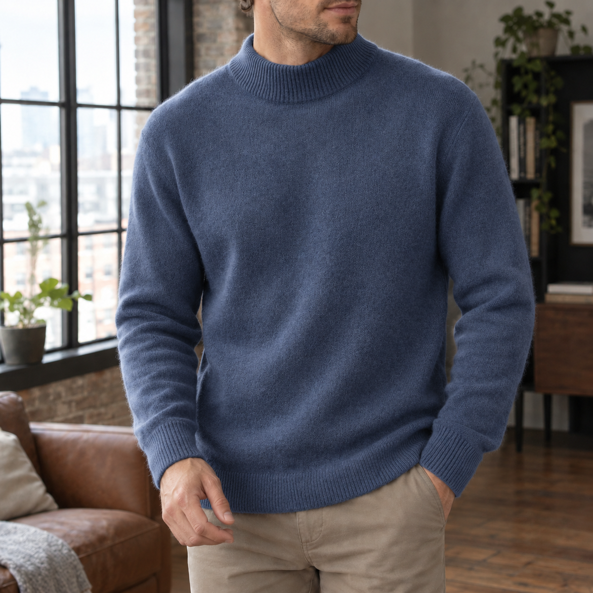 Victor-Ellis Cashmere-Feel Sweater