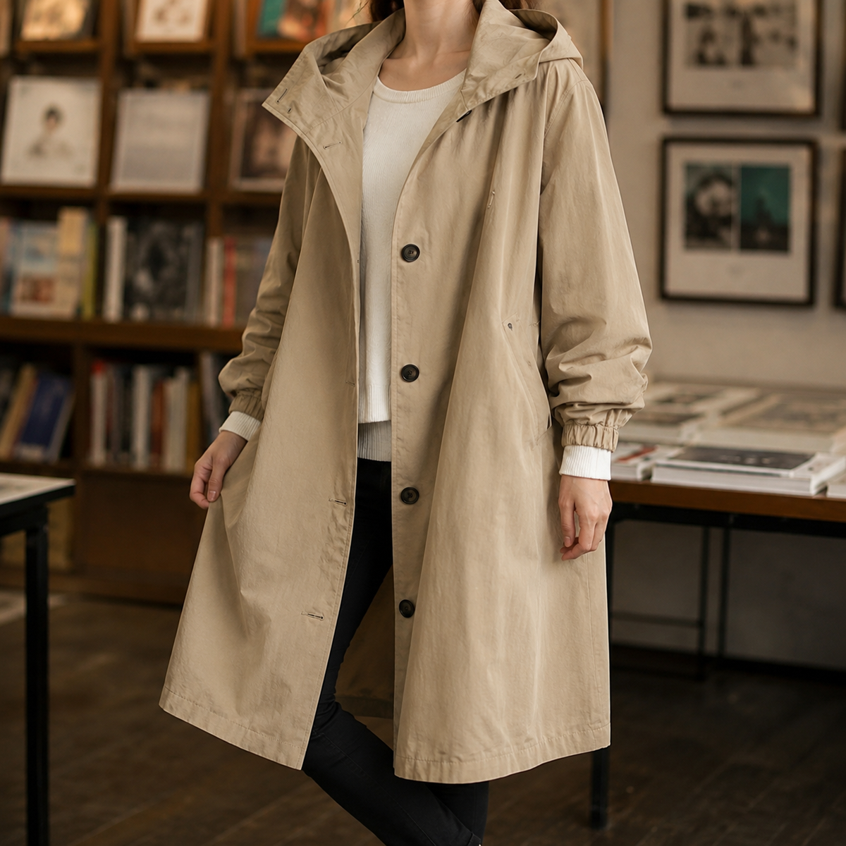 Aimee-Rose Hooded Coat