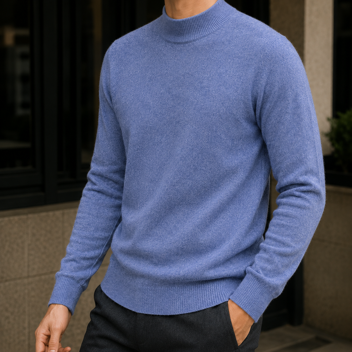Nico-Ellis Mock Neck Sweater