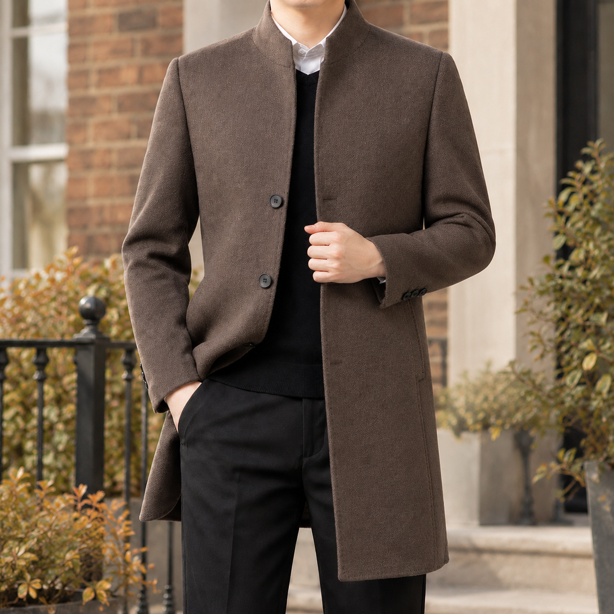 Duarte Cashmere-Feel Coat