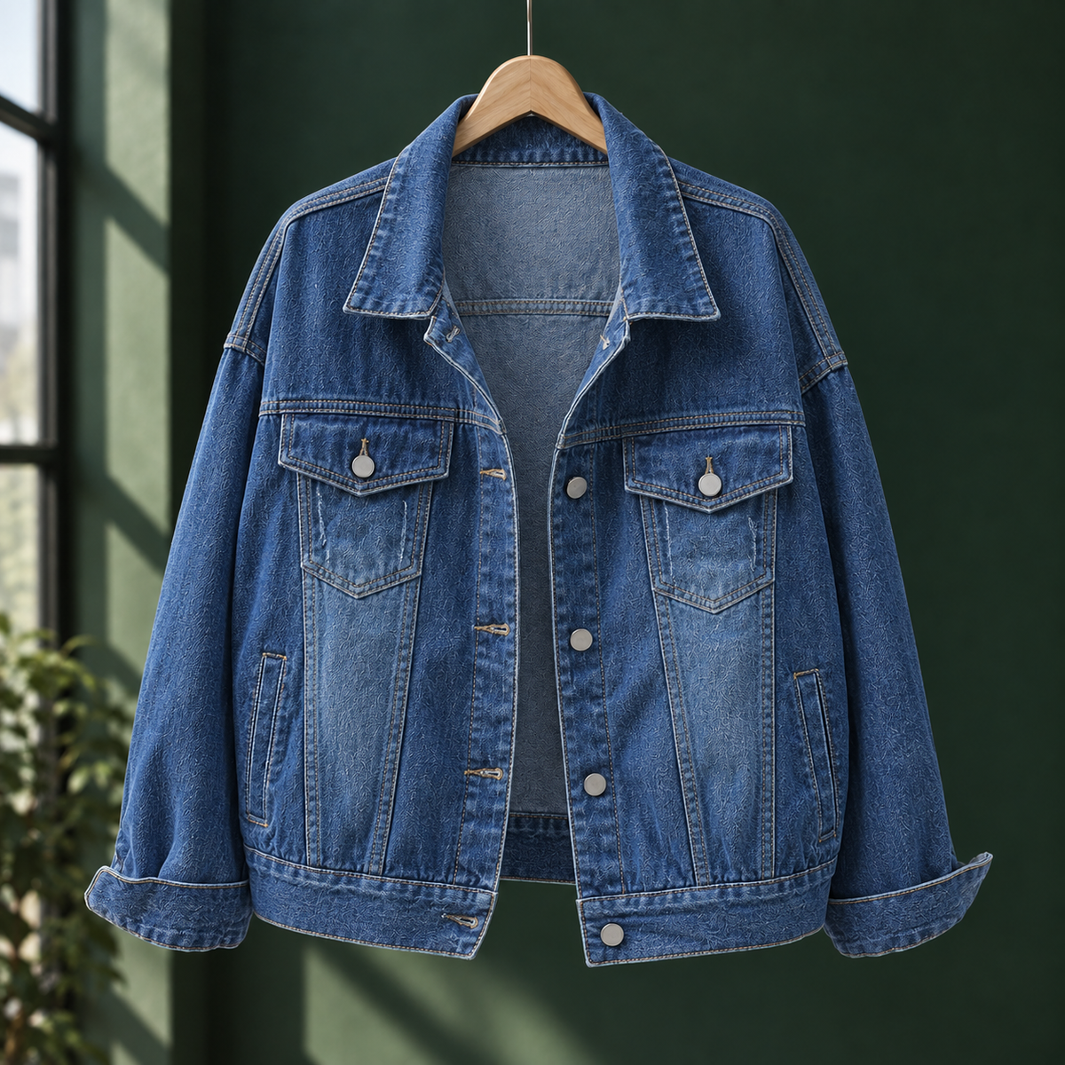 Olympia-Louise Relaxed Denim Jacket