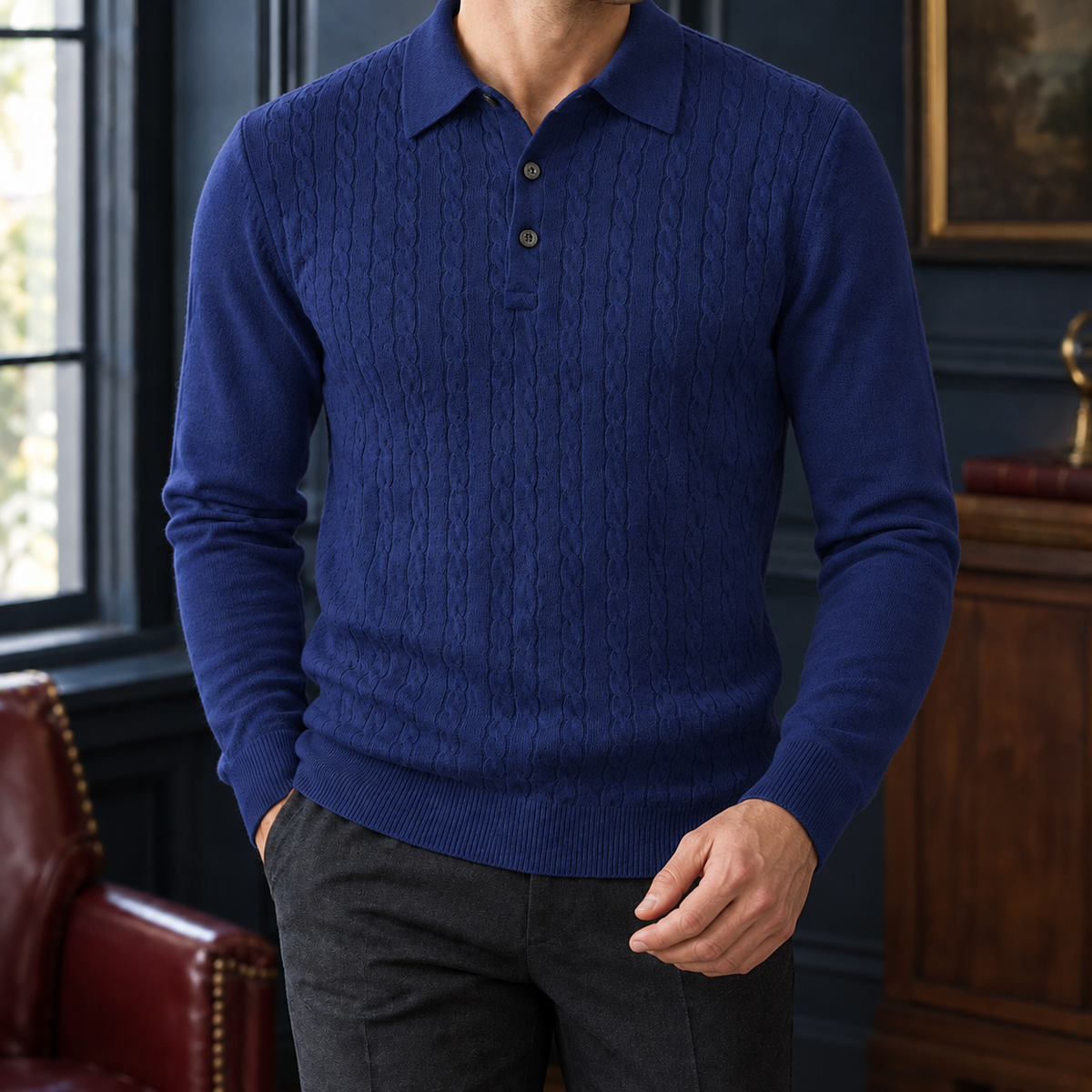 Lucas Cable Knit Sweater