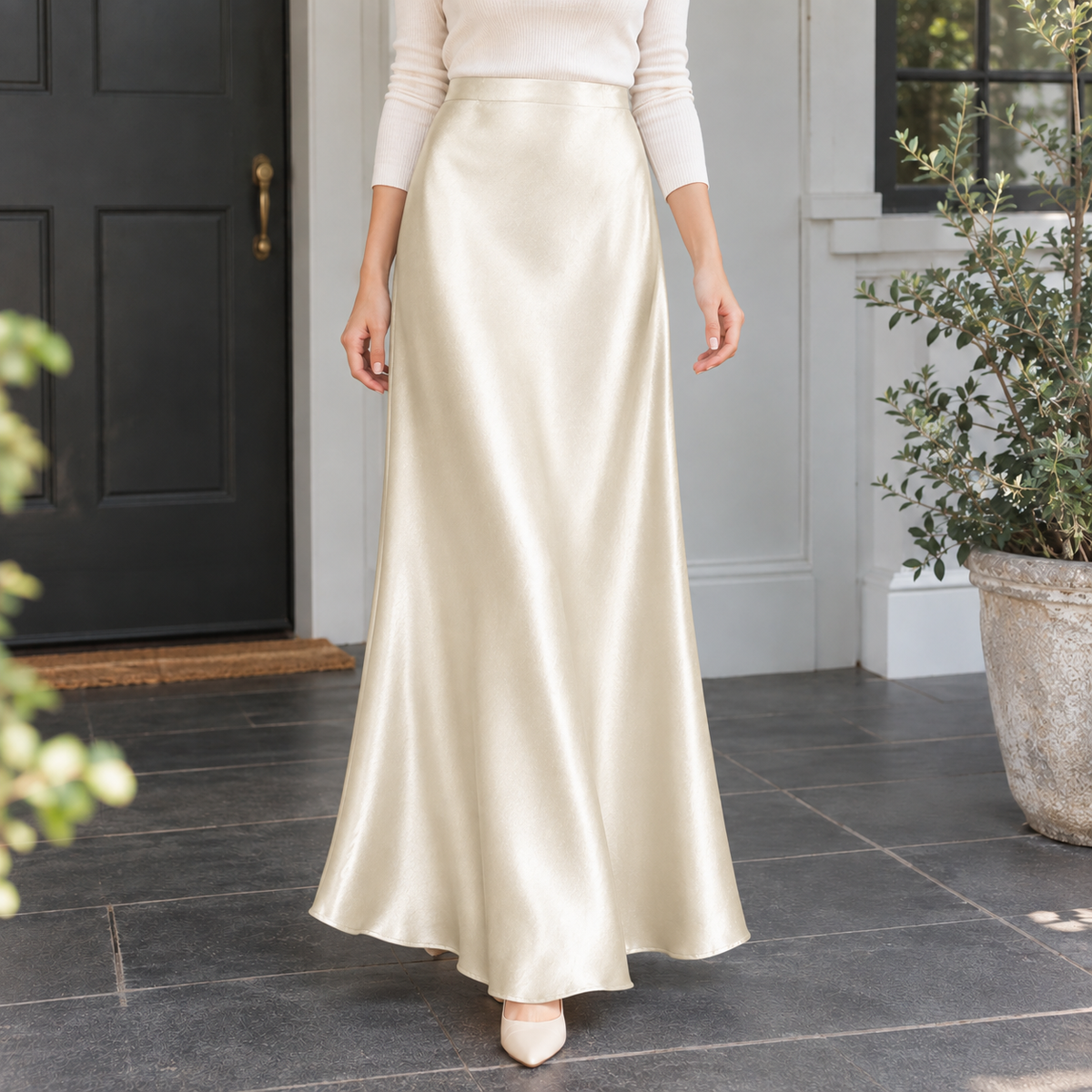 Molly Fluid Maxi Skirt