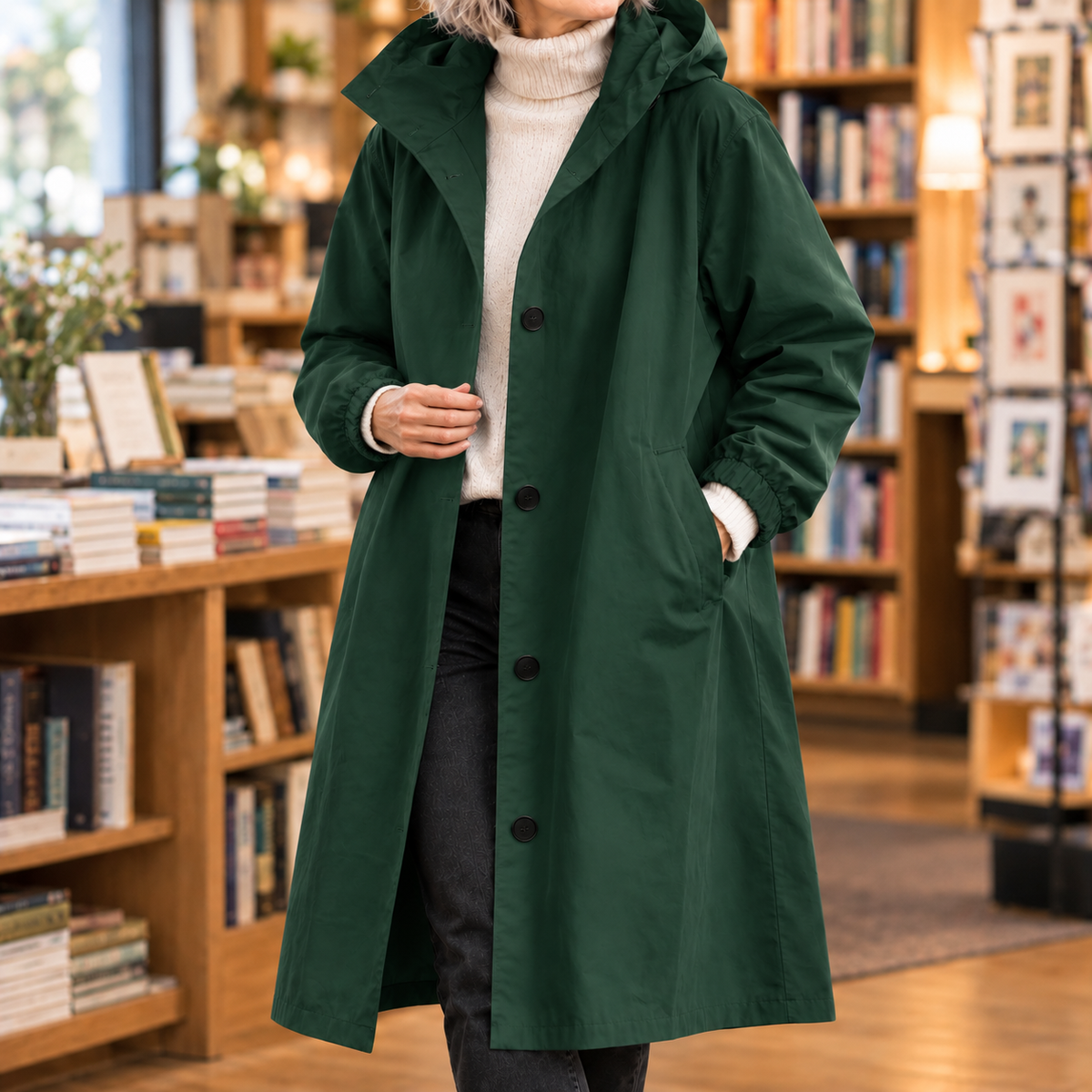 Marina-Mae Hooded Overcoat