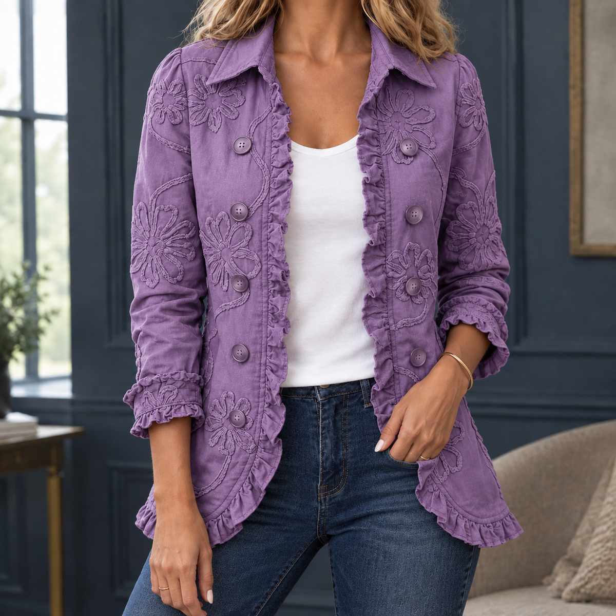Charlotte-Rae Embroidered Jacket