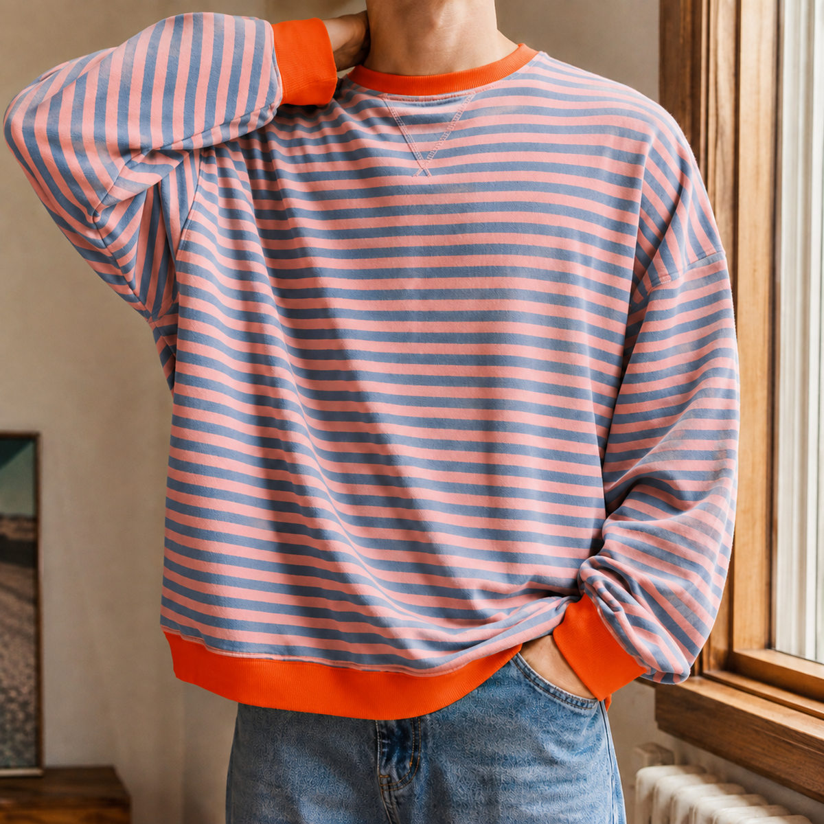 Florian-Wade Striped Sweater