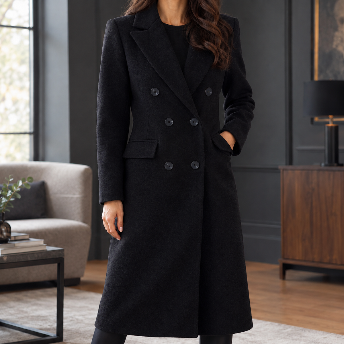 Sidonie-Claire Cashmere-Feel Coat