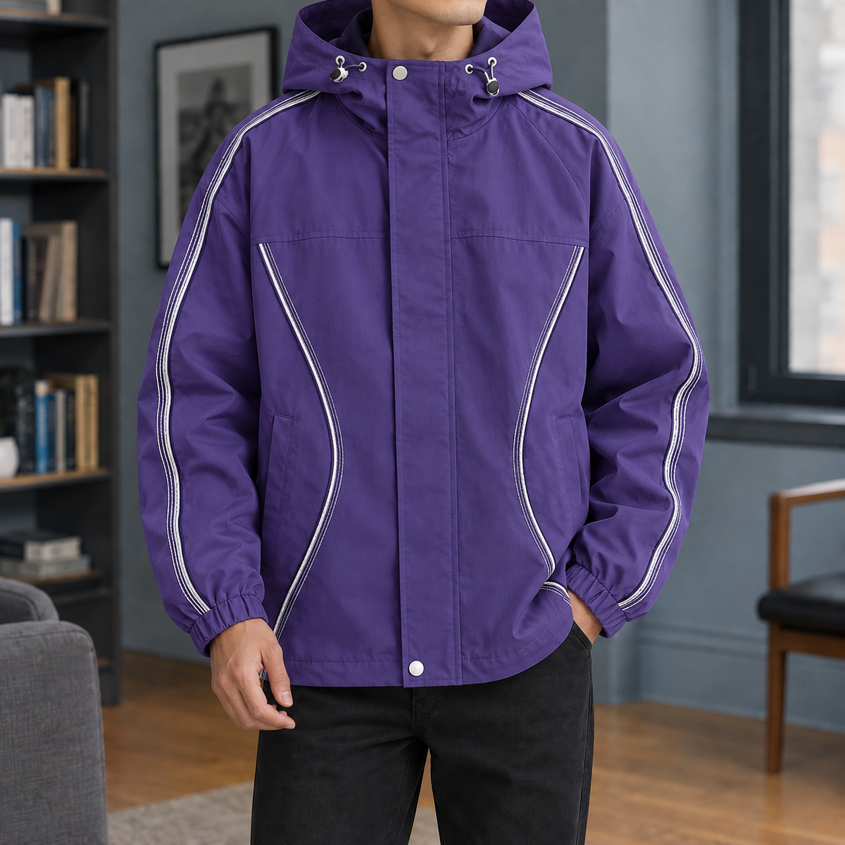 Sterling-West Piped Jacket
