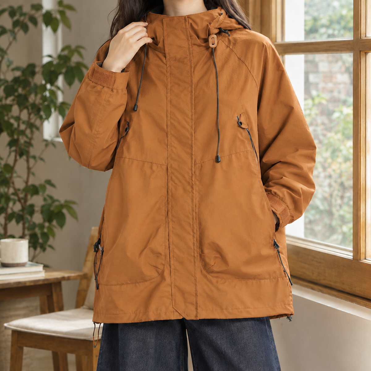 Arwen Hooded Utility Jacket