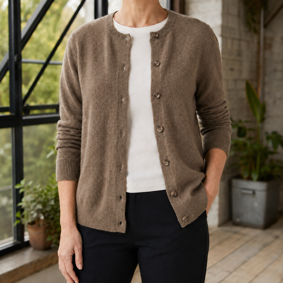 Annabel-Jane Buttoned Cardigan