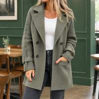 Romy-Eve Mixed Texture Coat
