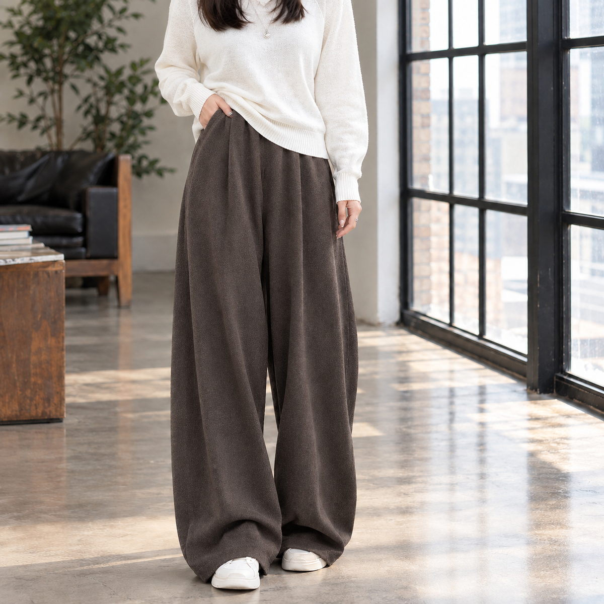 Ninon-Elise Wide Leg Pants