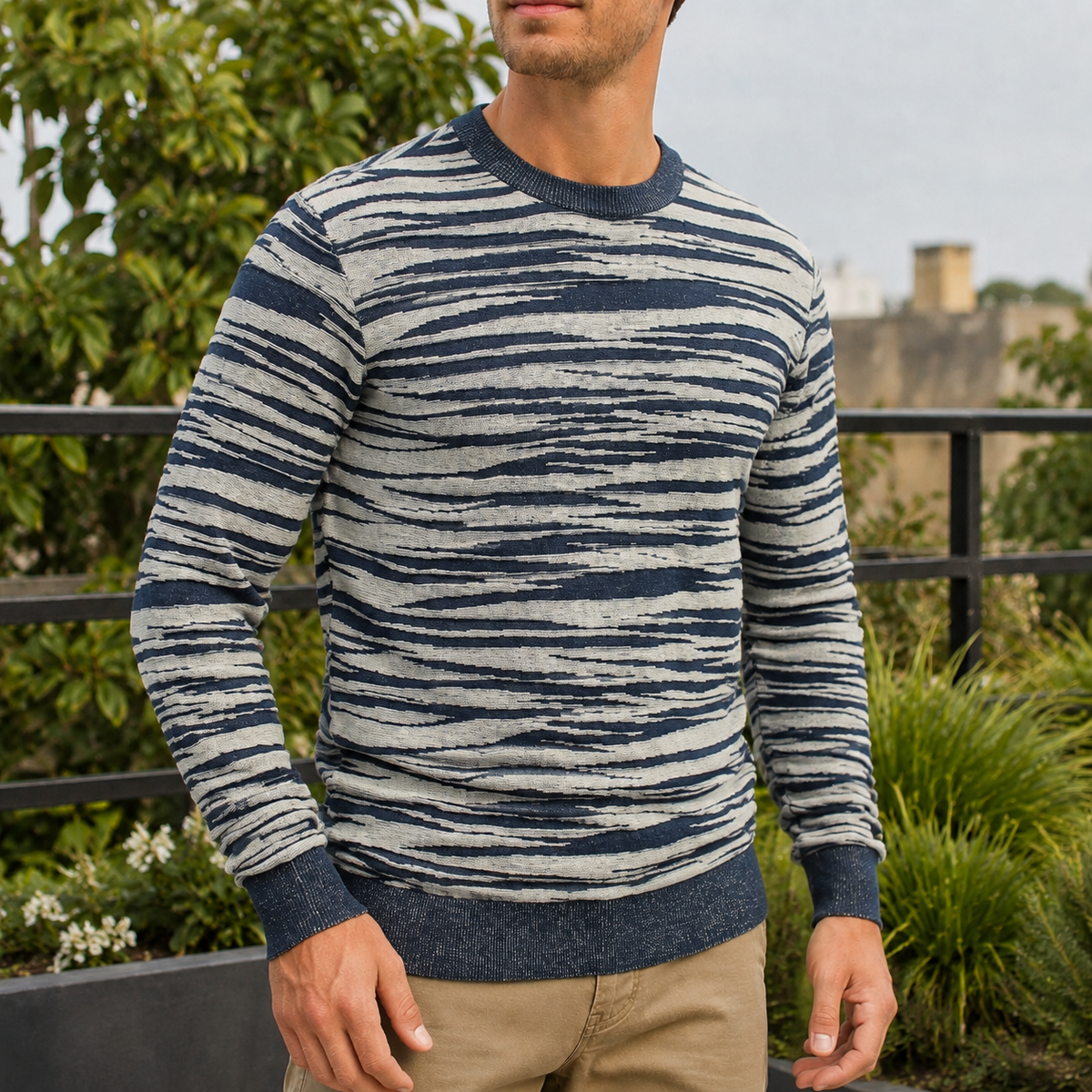 Edmund Textured Knit Sweater