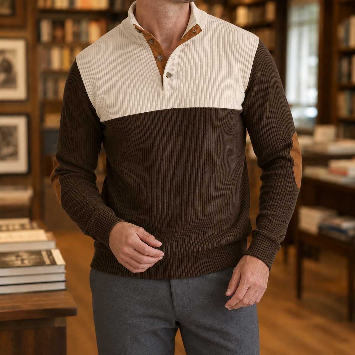 Rocco-Rhys High Collar Sweater