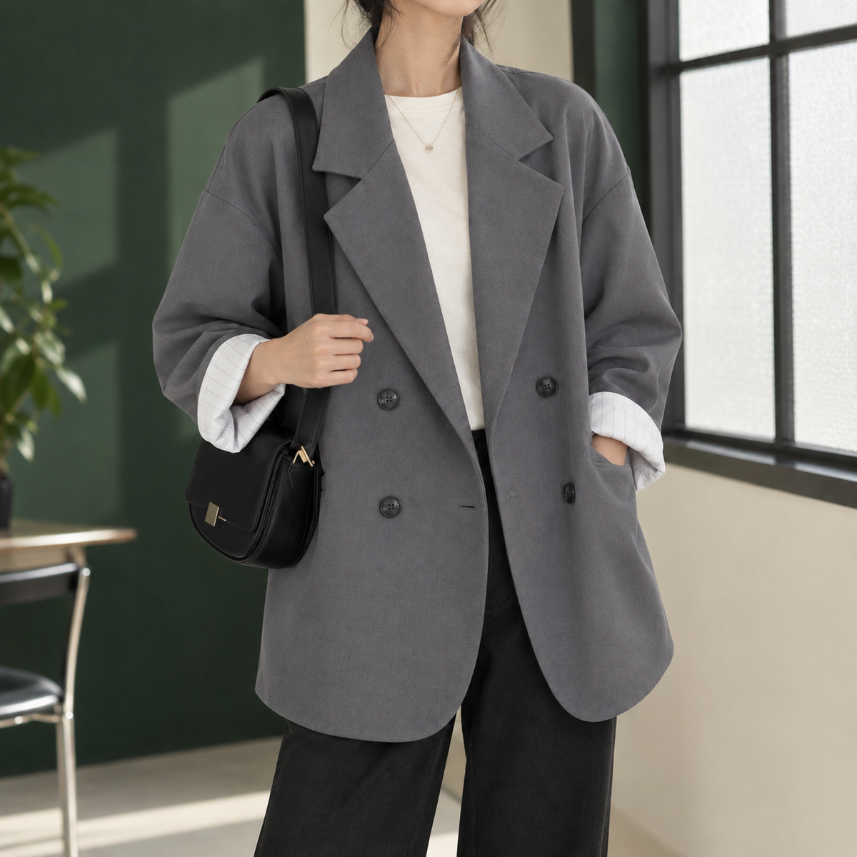 Berenice-Elise Oversized Blazer