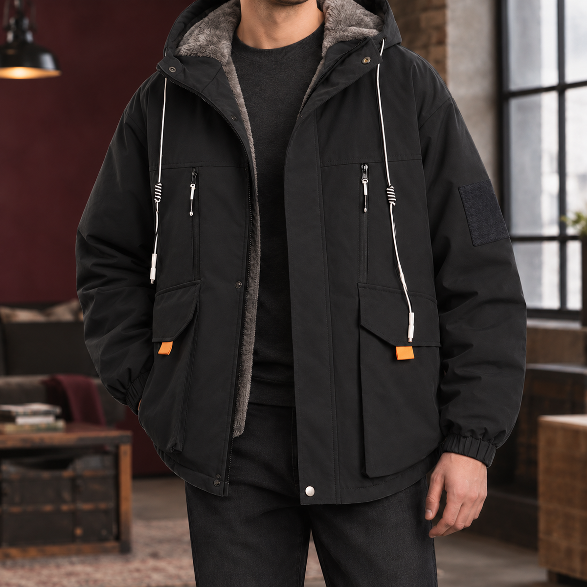 Roman-West Fleece-Lined Jacket