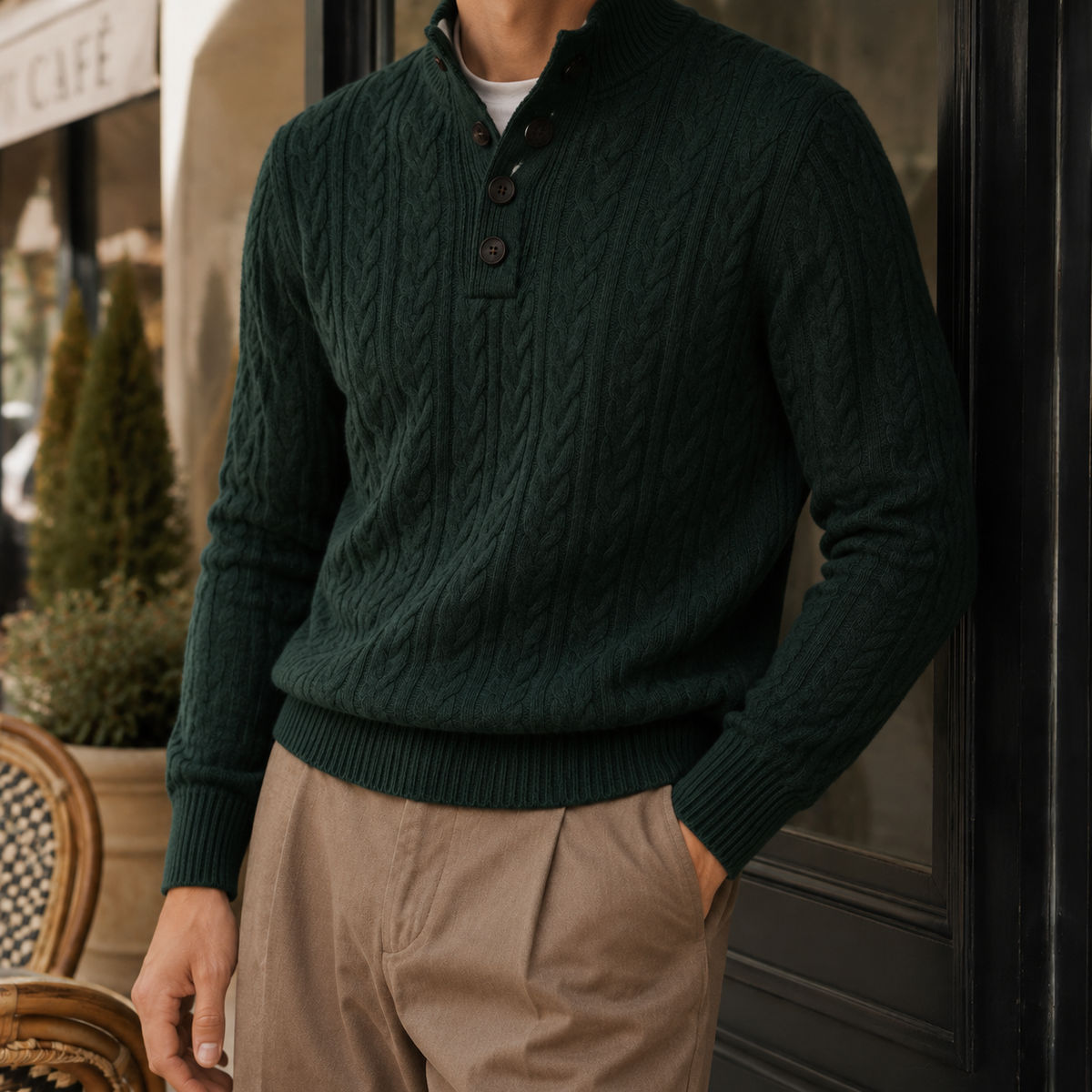 Barnaby Cashmere-Feel Sweater