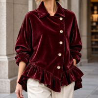 Annalise-Jane Ruffle Hem Jacket