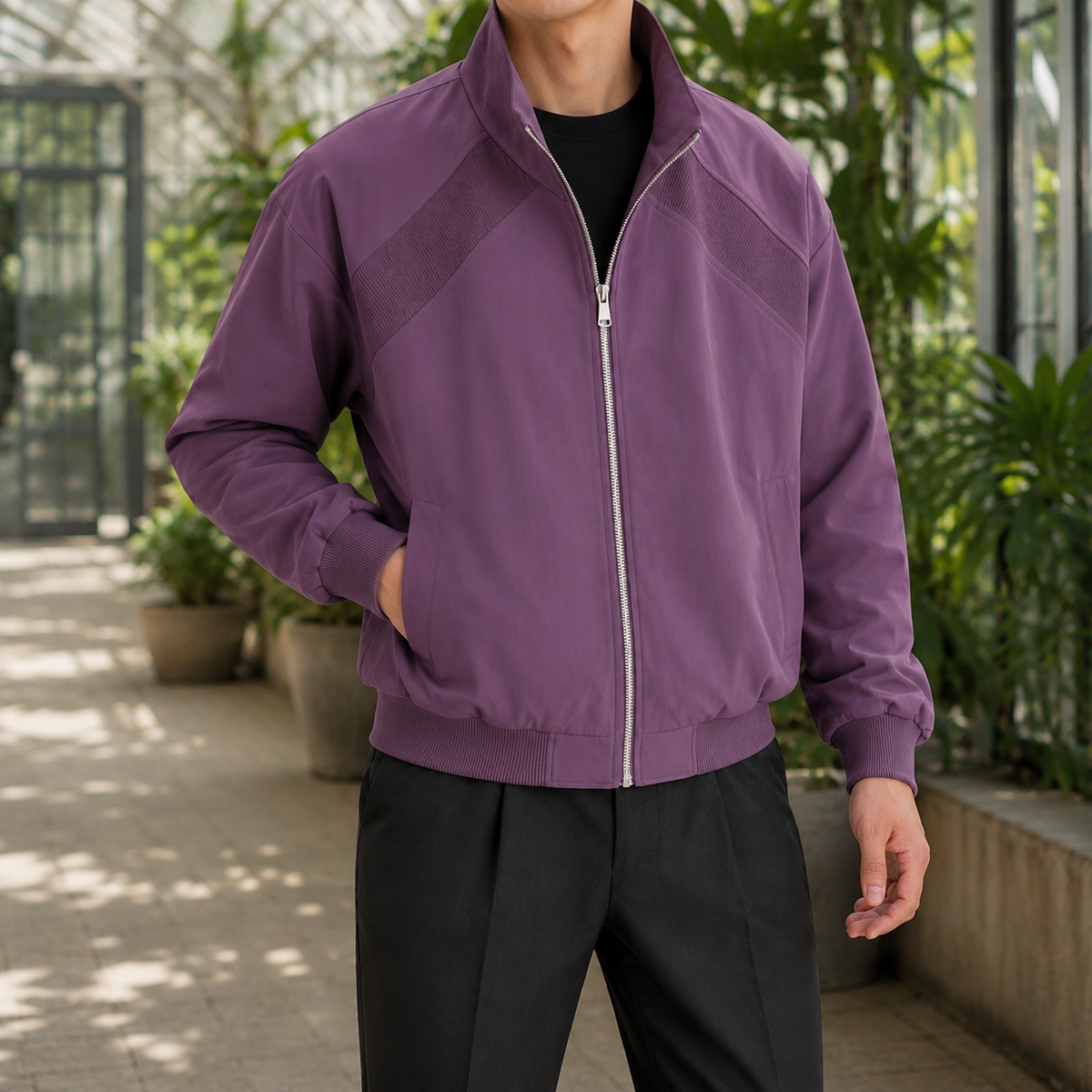 Casimir-West Stand Collar Jacket