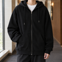 Harvey Hooded Zip Hoodie