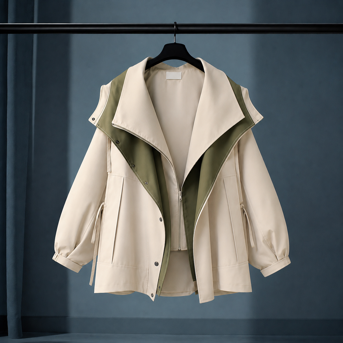 Giles-Jude Layered Windbreaker