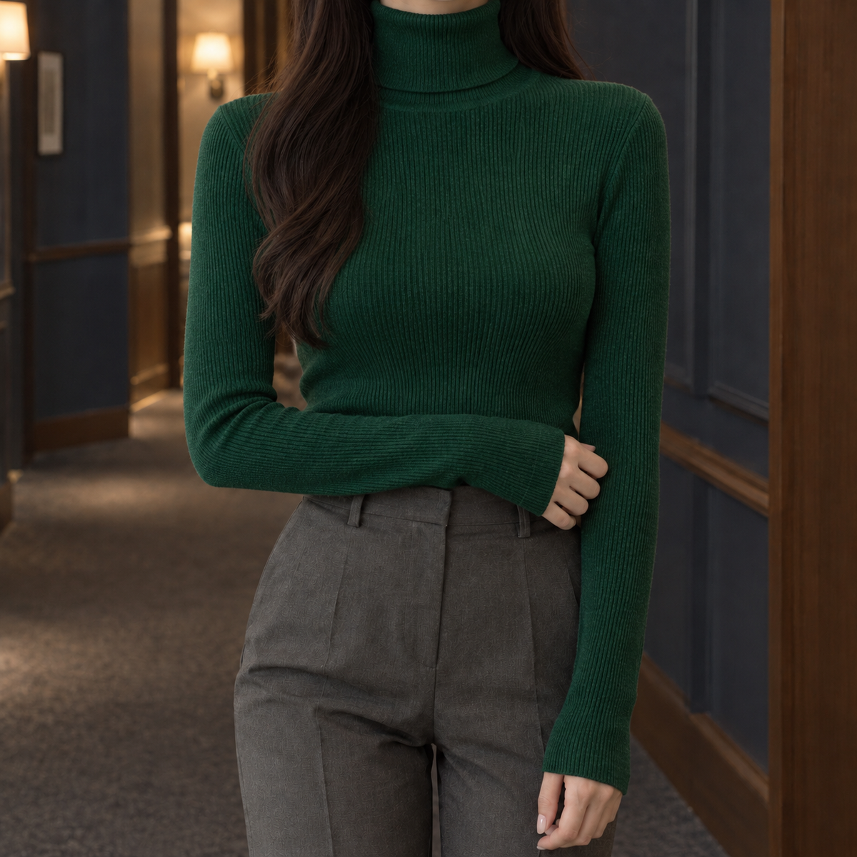 Perpetua-Pearl Ribbed Sweater