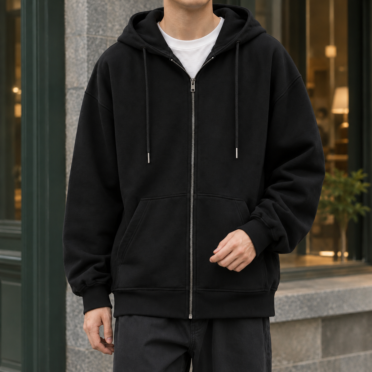 Dylan Relaxed Zip Hoodie